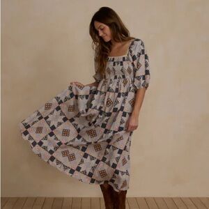 Rylee + Cru Della Patchwork Dress